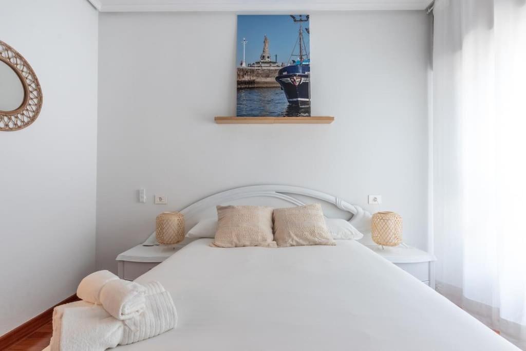 Acogedor Piso En Santurtzi .Parking Privado Apartment Luaran gambar